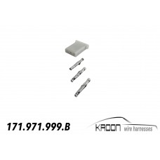 Connector set 3 pole female art.no 171.971.999.B