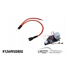 Wiring from fusebox to terminal and voltage regulator 912 1969  art.no: 91269FUSREG