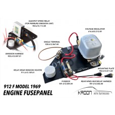 Rebuild of 912 1969 fusepanel art.no 912.69.ENG.FUS.PAN