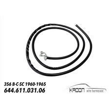 Battery cable for Porsche 356B-C-SC 1960-1965 art.no 644.611.031.06