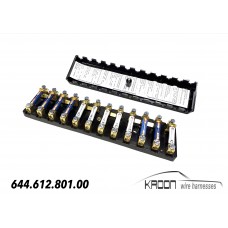 Fusebox Porsche 356B/C  (12 pole) art.no: 644.612.801.00