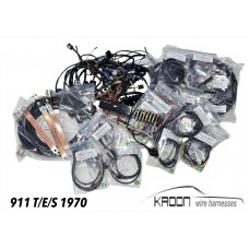 Complete harness set for left hand drive 911 T,E,S  1970 art.no 911TES1970LHDSET