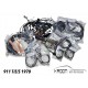 Complete harness set for left hand drive 911 T,E,S  1970 art.no 911TES1970LHDSET