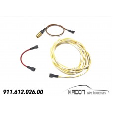 Wire harness switch for rear fog light. art.no 911.612.026.00