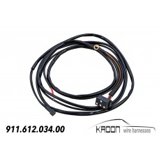 Wire harness for sunroof LHD 911 1974-1983 art.no 911.612.034.00