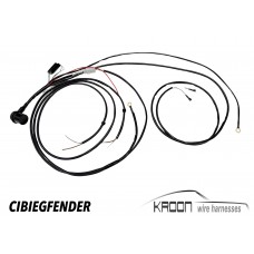 Harness set for fender mounted Cibie-lights 911-912 1974-1989 art.no: CIBIEGFENDER Harness set for fender mounted Cibie-lights 911-912 1974-1989 art.no: CIBIEGFENDER