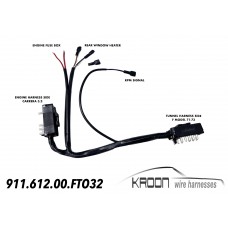 Adapter wire harness for engine fusepanel 1970-1973 to Carrera 3.2 Engine art.no 911.612.00.FTO32