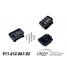 Connector set 6 pole male  art.no: 911.612.867.02