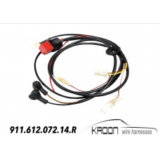 Fuel pump harness for Porsche 911 / 911S / Carrera 3.0 1977 / 911 SC ROW 78- art.no: 911.612.072.14.R
