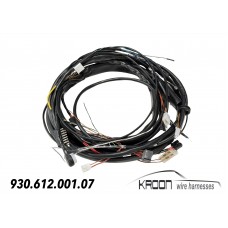 Wire harness for tunnel Porsche 930 Turbo LHD 1985 art.no: 930.612.001.07