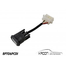 Adapter harness 8 pole CDI to 6 POLE CDI art.no 8PTO6PCDI