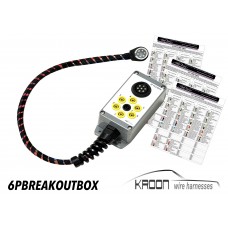 Breakout box for 6 Pole connector 911-930 1969-1989  art.no: 6PBREAKOUTBOX