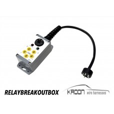Breakout box for relay socket 911-930 1969-1989  art.no: RELAYBREAKOUTBOX