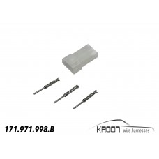 Connector set 3 pole male art.no 171.971.998.B