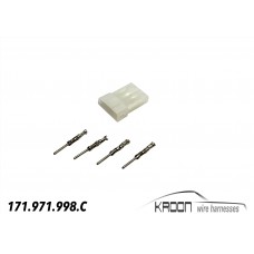 Connector set 4 pole male art.no 171.971.998.C