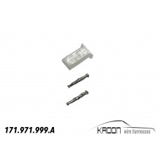 Connector set 2 pole female art.no 171.971.999.A