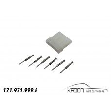 Connector set 6 pole female art.no 171.971.999.E