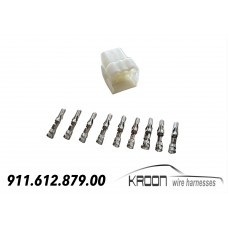 Connector set 9 pole male hazard switch  art.no: 911.612.879.00
