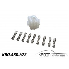 Connector set 9 pole female hazard switch  art.no KRO.480.672
