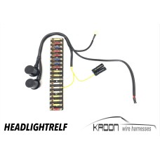 Headlight relay set for: Porsche 911/912 69-73 version art.no: HEADLIGHTRELF