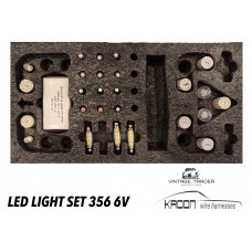 Complete LED  light set USA Spec 356 C-SC T6 6VOLT art.no: VIN-901-055-06