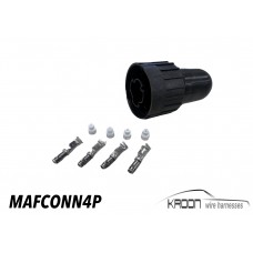 Connector set 4 pole for MAF sensor 993 art.no MAFCONN4P