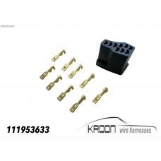 Connector set 9 pole for Porsche 914-4  art.no: 111953633