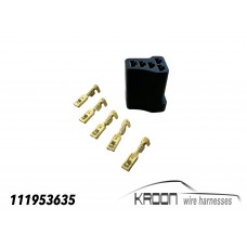 Connector set 5 pole for Porsche 914-4  art.no: 111953635