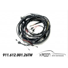 Wire harness (with twinspark supply) for tunnel Porsche 911 1975-1976 LHD art.no: 911.612.001.26.TW