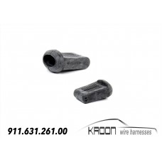 Rubber boot for 2 pole female connector  art.no: 911.631.261.00