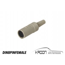 Connector DIN Female Connector  (8 pole) art.no DIN8PINFEMALE