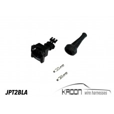 Connector set Bosch Junior Power timer JPT black 2 pole art.no: JPT2BLA