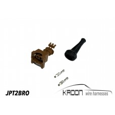Connector set Bosch Junior Power timer JPT brown 2 pole art.no: JPT2BRO