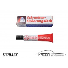 Tamper proof yellow sealant for fusebox terminals art.no SICHLACK