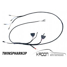 Twinspark harness for 2 x 3 pole CDI box art.no TWINSPHARN3P