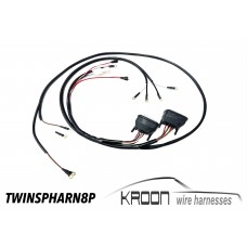 Twinspark harness for 2 x 8 pole CDI box art.no TWINSPHARN8P
