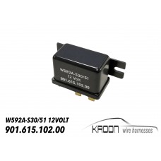 Relay 12V SWB W592A (Black)  art.no: 901.615.102.00
