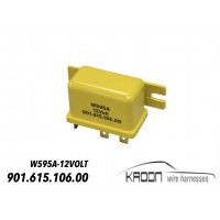Relay 12V SWB W595A (Yellow) art.no: 901.615.106.00 Relay 12V SWB W595A (Yellow) art.no: 901.615.106.00