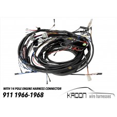 Complete chassis harness for 911 1966-1968 LHD with a later type of engine. art.no SWB.CUSTOM.LHD Complete chassis harness for 911 1966-1968 LHD with a later type of engine. art.no SWB.CUSTOM.LHD
