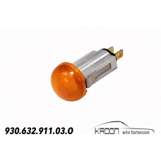 RSR Dashboard bulbholder BA9 ORANGE art.no: 930.632.911.03.O