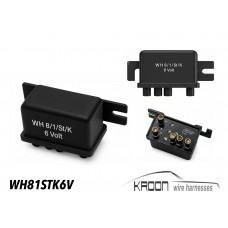 Relay 6V 356 WH8/1/St/K  (Black)  art.no: WH81STK6