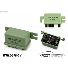 Relay 6V 356 WHL6/St/D  (Green)  art.no: WHL6STD6