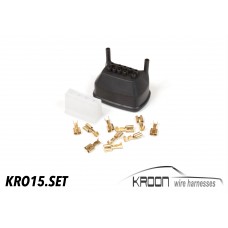 Connector set 8 pole CDI connector art.no KRO15.SET