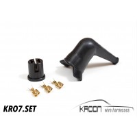 Fuel pump connector & rubber boot set KRO7 art.no KRO7.SET