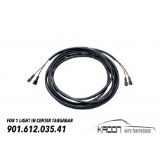 Interior lighting harness for Porsche 911/912 Targa single light art.no: 901.612.035.41