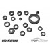 Complete grommet set for Porsche 911-912 1964-1968 SWB art.no: GROMSETSWB