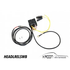 Headlight relay set for: Porsche 911/912 65-68 version art.no HEADLRELSWB