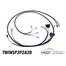 Twinspark harness for 2 x 3 pole CDI box art.no TWINSP3P2A2B