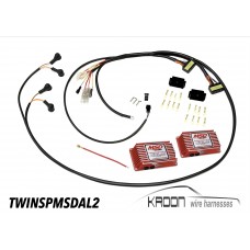 Twinspark harness for 2 x MSD-AL2 ignition box art.no TWINSPMSDAL2 Twinspark harness for 2 x MSD-AL2 ignition box art.no TWINSPMSDAL2