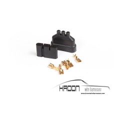 3 pole CDI connector + rubber boot & terminals art.no: KRO6
